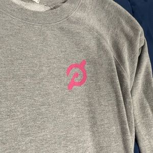 Women's Gray Peloton crew neck sweatshirt - Large